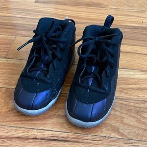 Nike Kids Black and Purple Sneakers